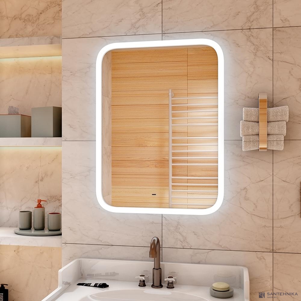 Зеркало Continent Glamour LED 500х700, бесконтактное
