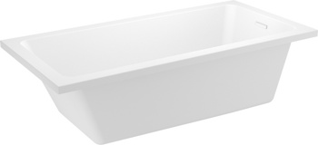 Акриловая ванна Wellsee FreeDom 2.0 165x80, слив белый - фото2