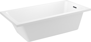 Акриловая ванна Wellsee FreeDom 2.0 165x80, слив черный - фото2