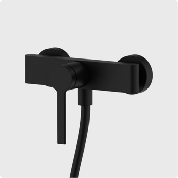 Смеситель для душа AQUAme Asti AQM6413MB, черный - фото2