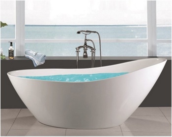 Акриловая отдельностоящая ванна Esbano London (white) 180х80 - фото2