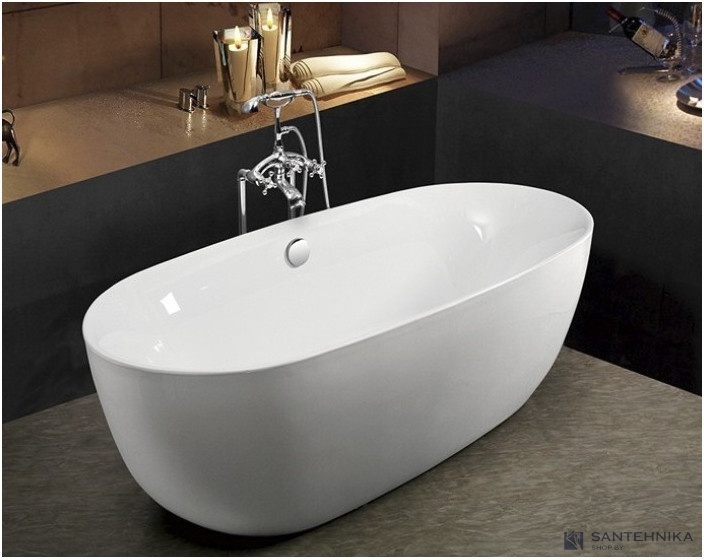 Акриловая отдельностоящая ванна Esbano Rome 170х80