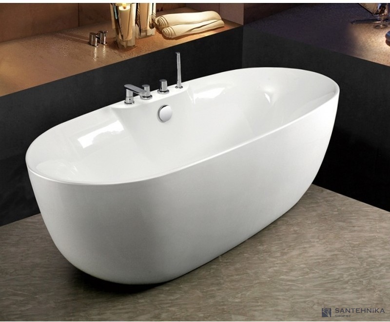 Акриловая отдельностоящая ванна Esbano Rome-SM 170х80