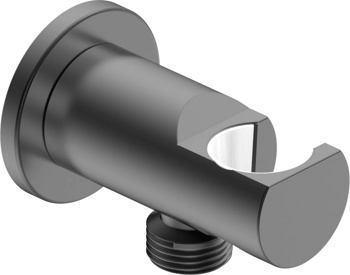 Шланговое соединение с держателем для душа AQUAme Siena AQM8714GM, графит - фото