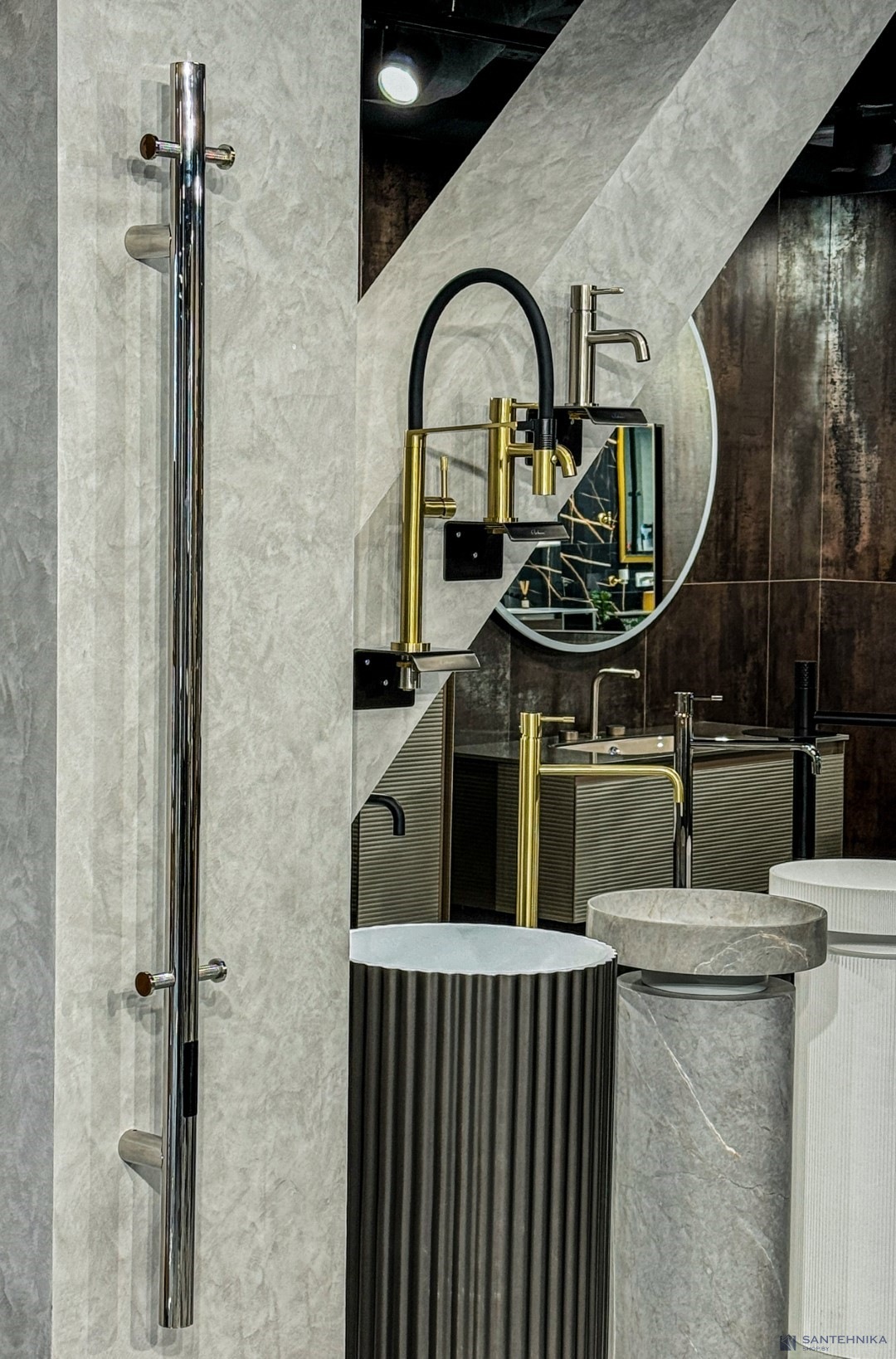 Полотенцесушитель электрический Boheme Uno 726-CR, хром