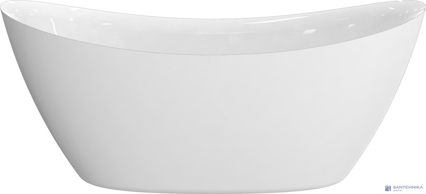 Акриловая отдельностоящая ванна AQUAme AQM3504GW, белый 170х75 см 