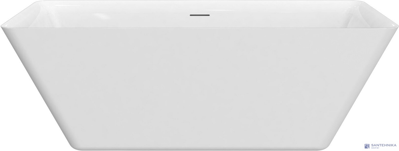 Акриловая отдельностоящая ванна AQUAme AQM3502GW, белый 170х80 см 