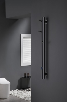 Полотенцесушитель электрический Boheme Oak 724-SGM, графит глянец - фото2