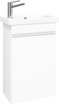 Тумба под умывальник Laparet Sargas mini 50 L, белая - фото