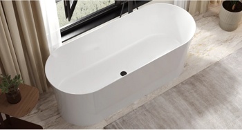 Каменная ванна Canterno Аликанте 170, белый матовый - фото2