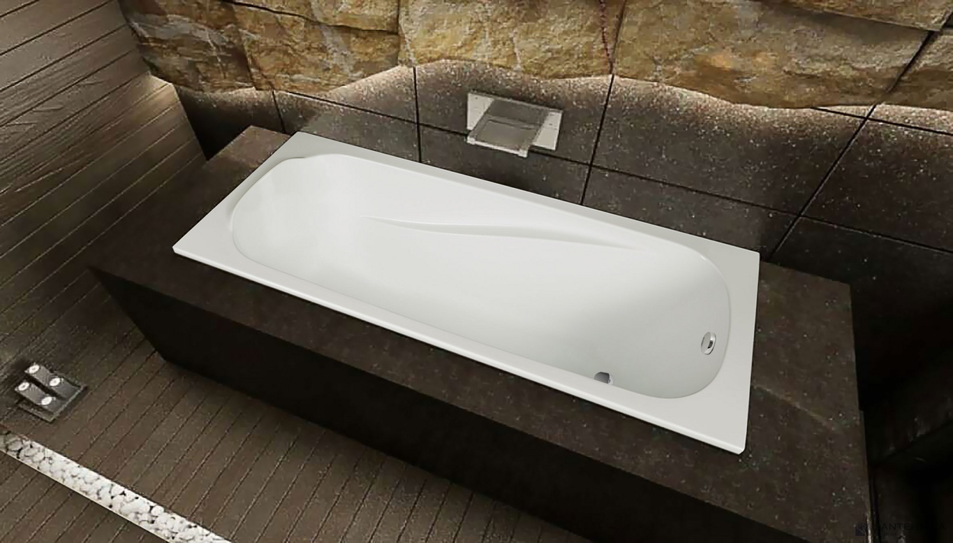 Акриловая прямоугольная ванна VentoSpa Italy Serena 150х70