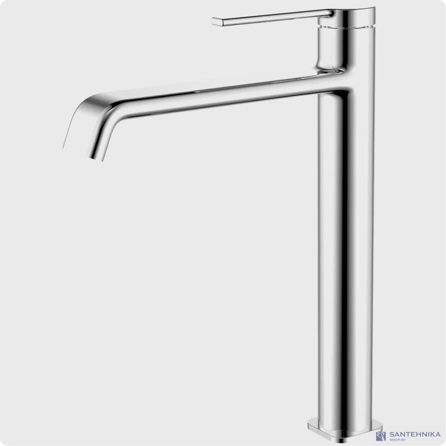 Смеситель для умывальника высокий AQUAme Asti AQM6414CR, хром