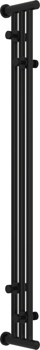 Полотенцесушитель водяной Сунержа Хорда 1200х195, матовый черный - фото