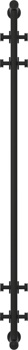 Полотенцесушитель водяной Сунержа Хорда 1200х195, матовый черный - фото2