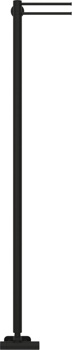Полотенцесушитель водяной Сунержа Лайк EU50 1200х50, матовый черный - фото2