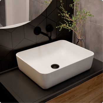 Смеситель для умывальника скрытого монтажа AQUAme Siena AQM6215MB, черный - фото2