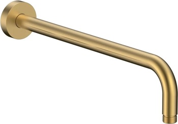 Душевой кронштейн 40 см AQUAme AQM8702BG, золото матовое - фото