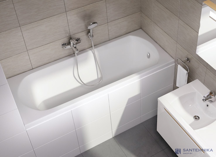 Акриловая прямоугольная ванна Ravak Domino 150x70