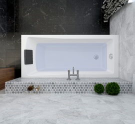 Акриловая ванна Lavinia Boho One 150x70 с подголовником - фото2