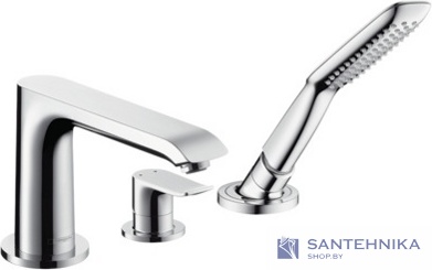 Смеситель на борт ванны Hansgrohe Metris 31190000