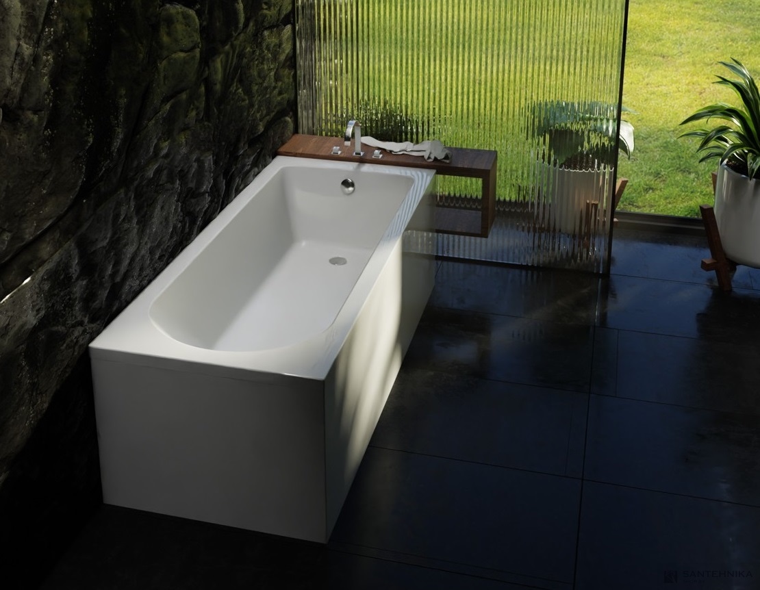 Акриловая прямоугольная ванна Bonito Home Aventura 150x70