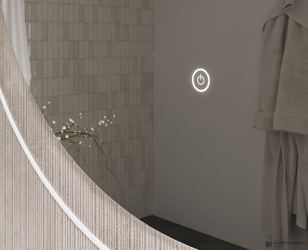 Зеркало Equil Elegante D80, амарок