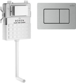 Комплект 3 в1 инсталляции для приставного унитаза Roxen Attach 968400 - фото