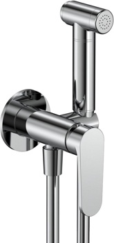 Гигиенический душ скрытого монтажа AQUAme Novara AQM6917CR, хром - фото