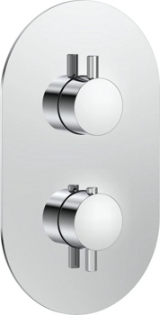 Смеситель 3-х канальный скрытого монтажа AQUAme Siena AQM8806CR, хром - фото