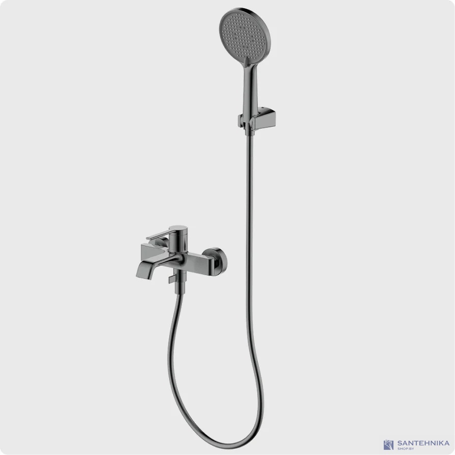 Смеситель для ванны AQUAme Asti AQM6412GM, графит