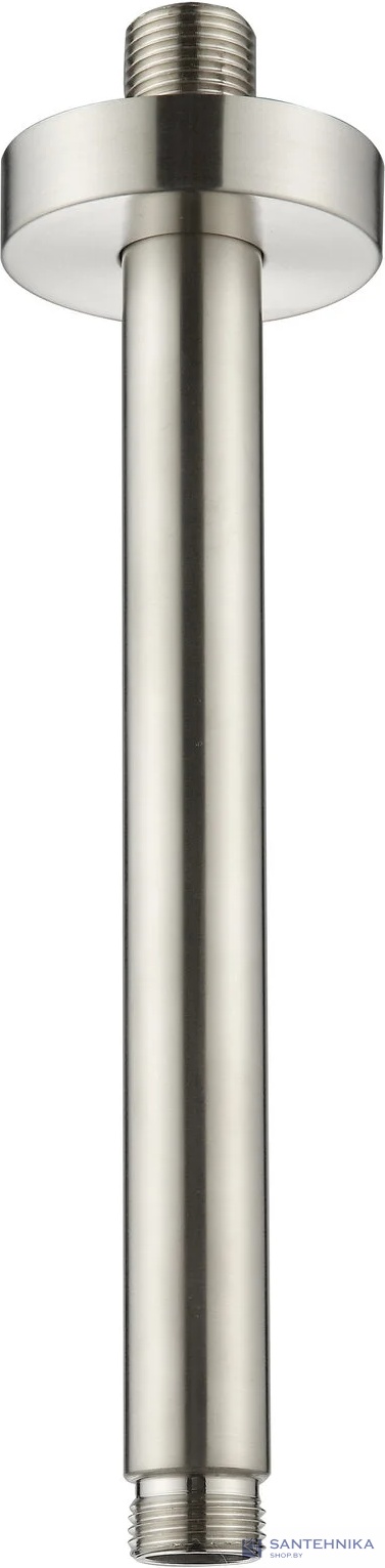 Душевой кронштейн 20 см AQUAme AQM8703BN, никель