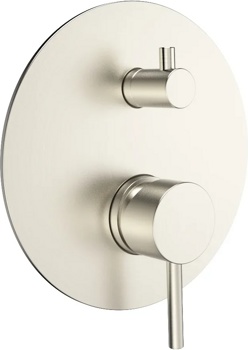 Смеситель 2-х канальный скрытого монтажа AQUAme Siena AQM8803BN, никель - фото