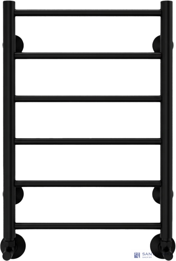 Полотенцесушитель водяной Terminus Аврора П6 400х600, черный матовый