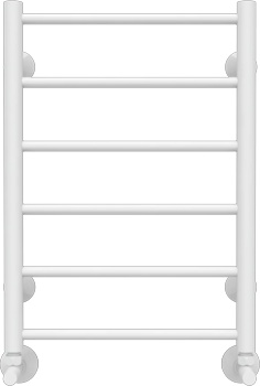 Полотенцесушитель водяной Terminus Аврора П6 400х600, белый матовый - фото