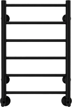 Полотенцесушитель водяной Terminus Аврора П6 400х600, черный матовый - фото