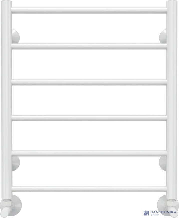 Полотенцесушитель водяной Terminus Аврора П6 500х600, белый матовый