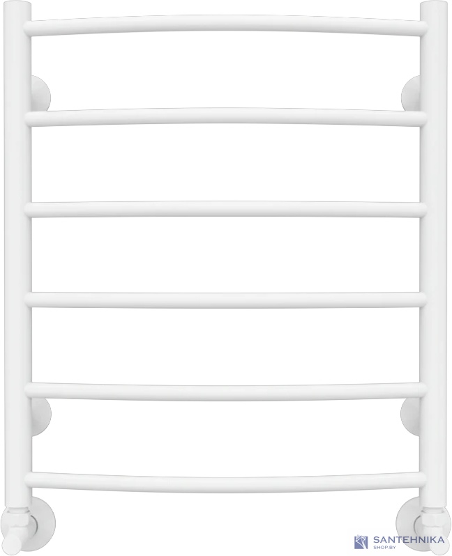 Полотенцесушитель водяной Terminus Классик П6 500х600, белый матовый