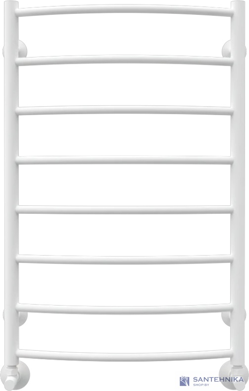 Полотенцесушитель водяной Terminus Классик П8 500х800, белый матовый