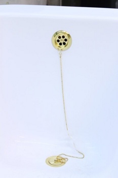 Сфон для ванны Wirquin, золото - фото2