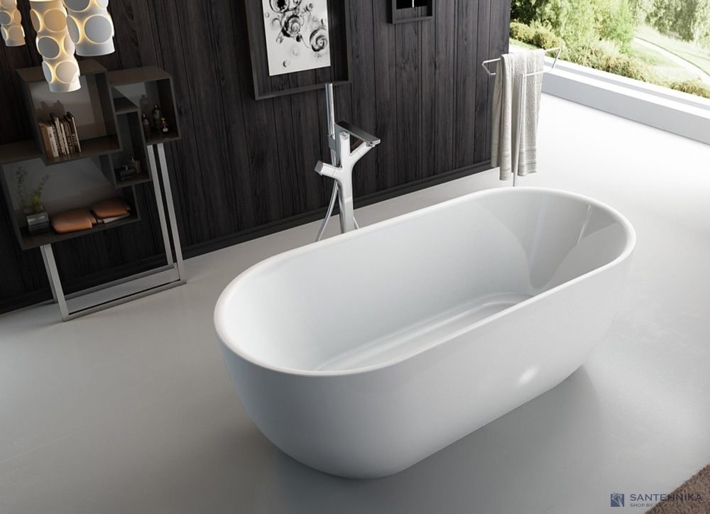 Акриловая отдельностоящая ванна BelBagno BB70-1700-800
