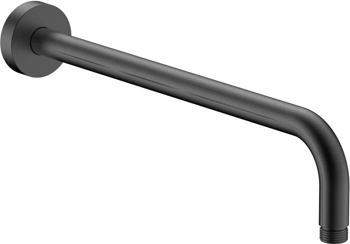 Душевой кронштейн 40 см AQUAme AQM8702GM, графит - фото