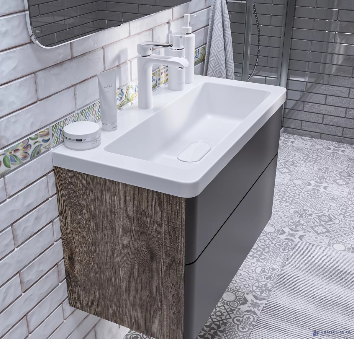 Умывальник Madera Modul Slim 70