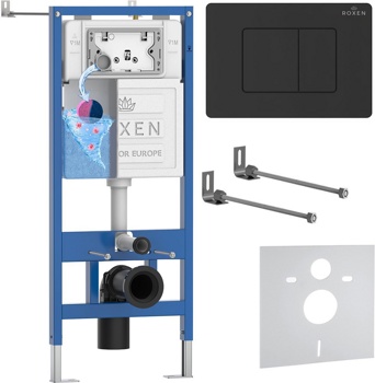 Комплект 4 в1 инсталляции для подвесного унитаза Roxen StounFix Dual Fresh 868401 - фото