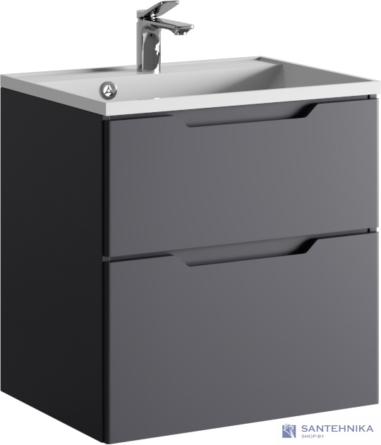 Тумба Raval Wector 60 подвесная антрацит