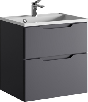 Тумба Raval Wector 60 подвесная антрацит - фото