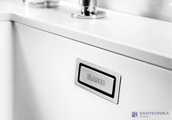 Кухонная мойка Blanco Subline 400-U (белый, с отводной арматурой InFino®)