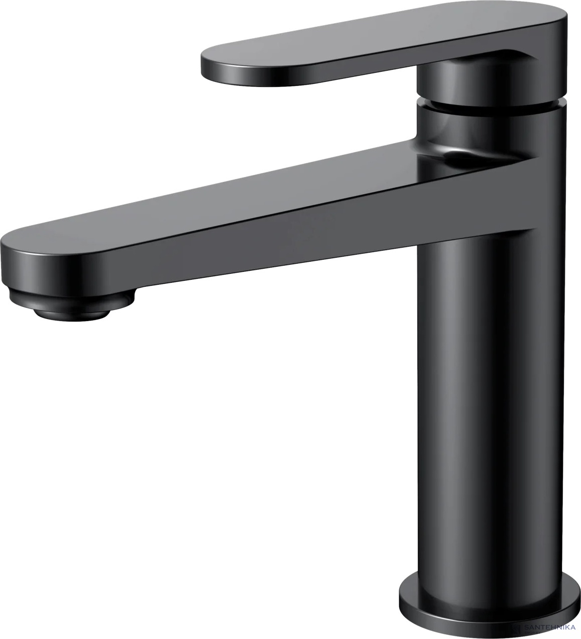 Смеситель для умывальника AQUAme Novara AQM6910MB, черный