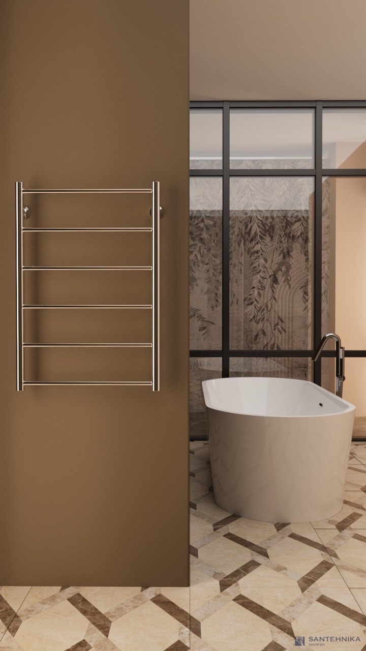 Полотенцесушитель Stinox Toscana Lite водяной 50x80, хром