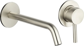 Смеситель для умывальника скрытого монтажа AQUAme Siena AQM6215BN, никель - фото