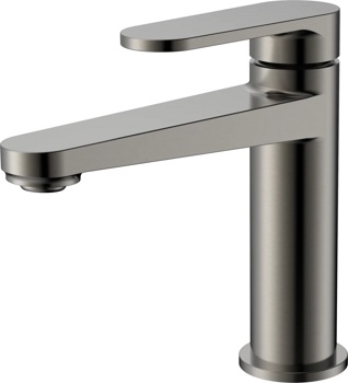 Смеситель для умывальника AQUAme Novara AQM6910GM, графит - фото